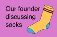 Sock thumb
